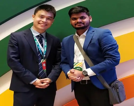 With members of the YOUNGO team at COY18.