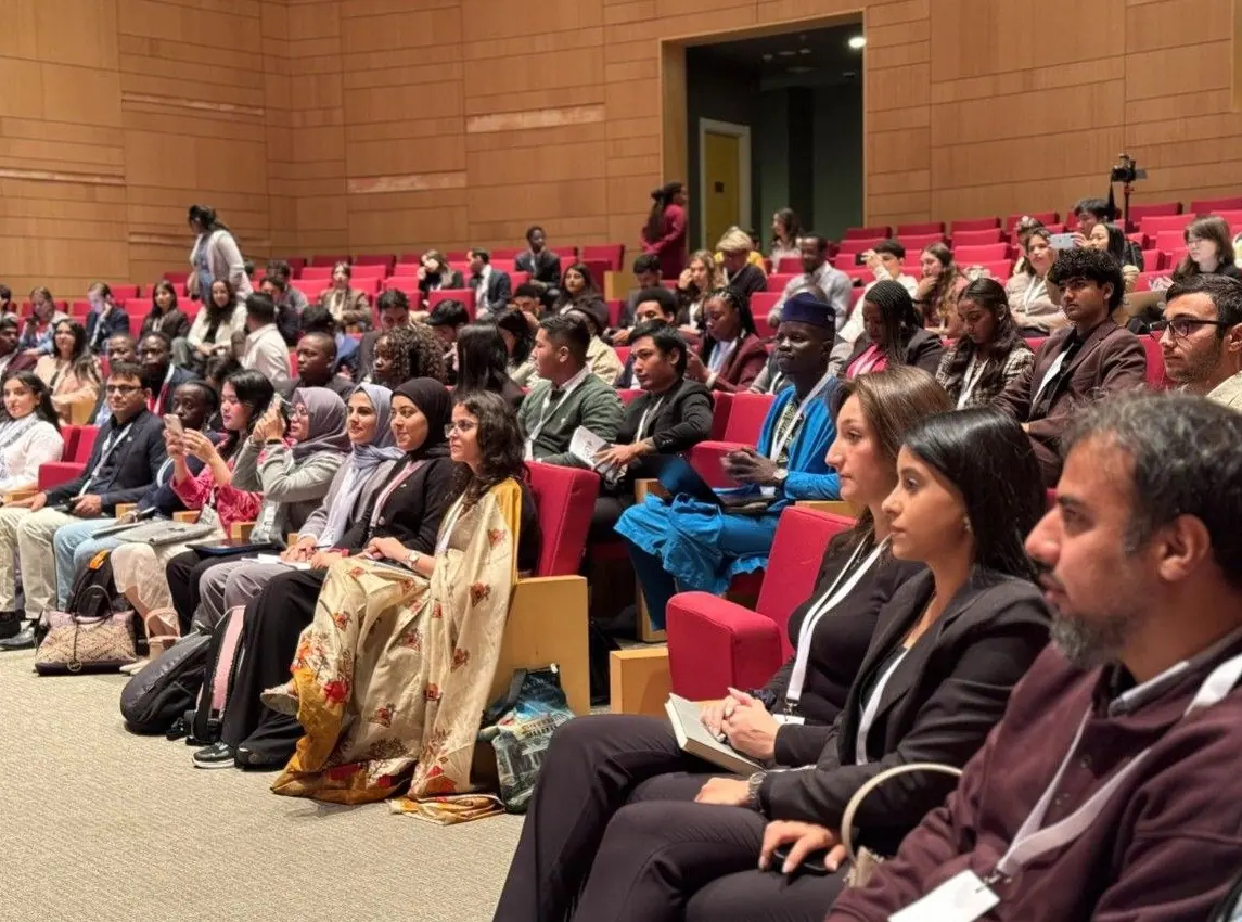 Delegates during a session at ADA University.