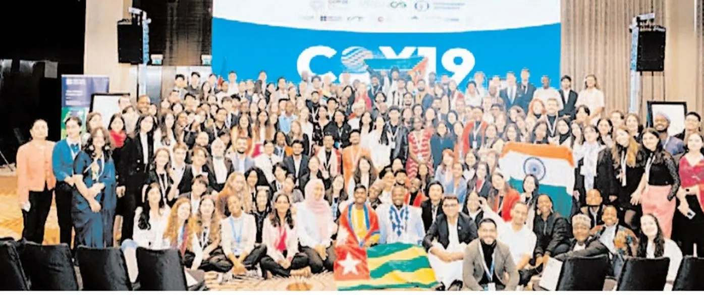 Delegates at the closing ceremony of COY19 in Baku