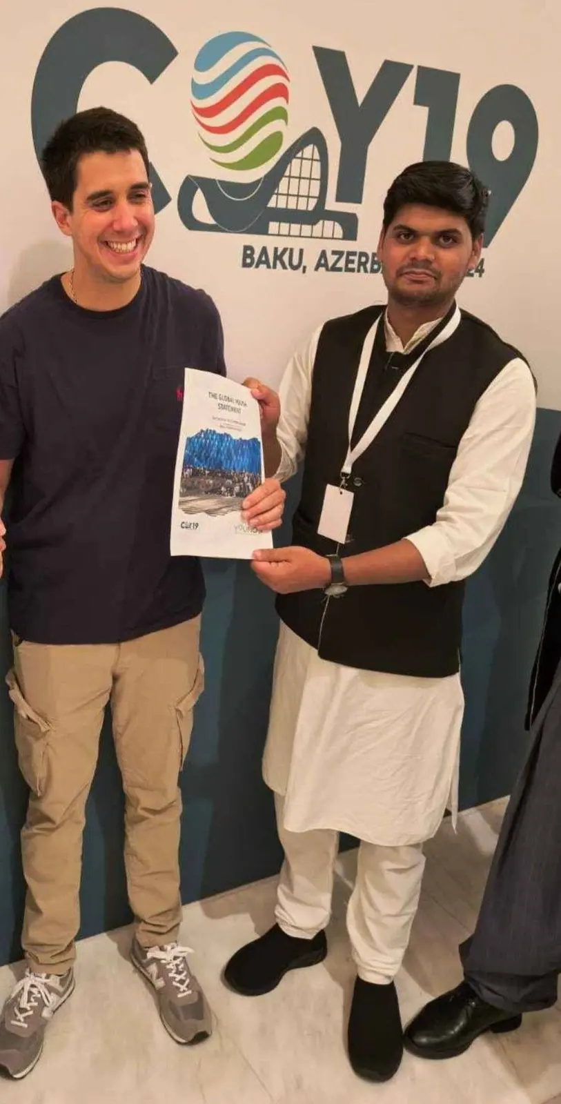 Sharing the outreach programme plan with Felipe Paullier.