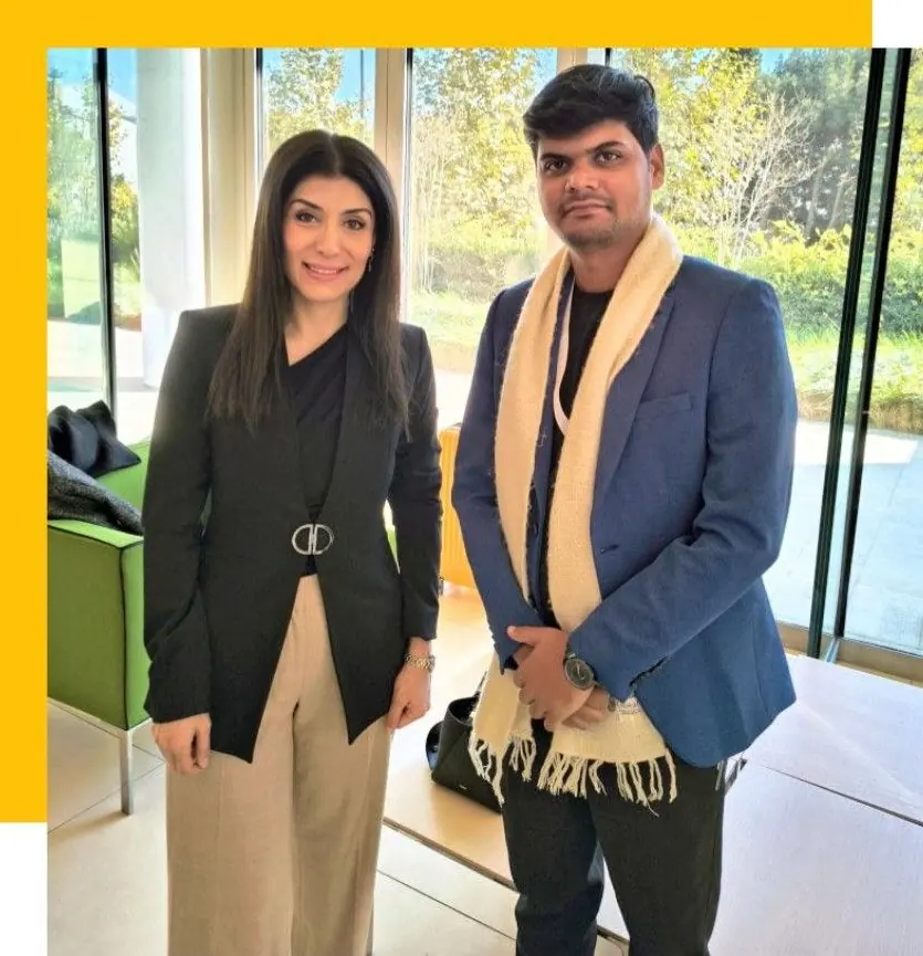 With Nigar Arpadarai, COP29 High-Level Climate Champion.