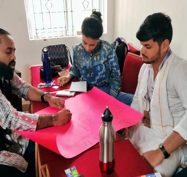 Climate Action Plan working group at LCOY India 2023, Thrissur